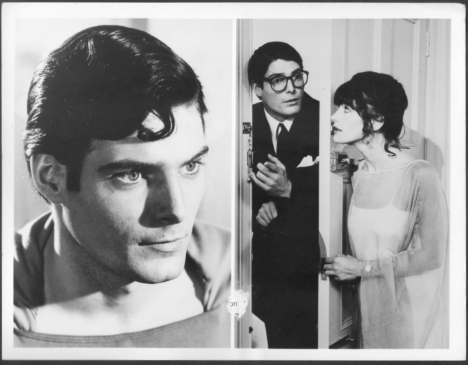 ~ Christopher Reeve Superman Original ABC TV Promo Photo Margot Kidder R80s